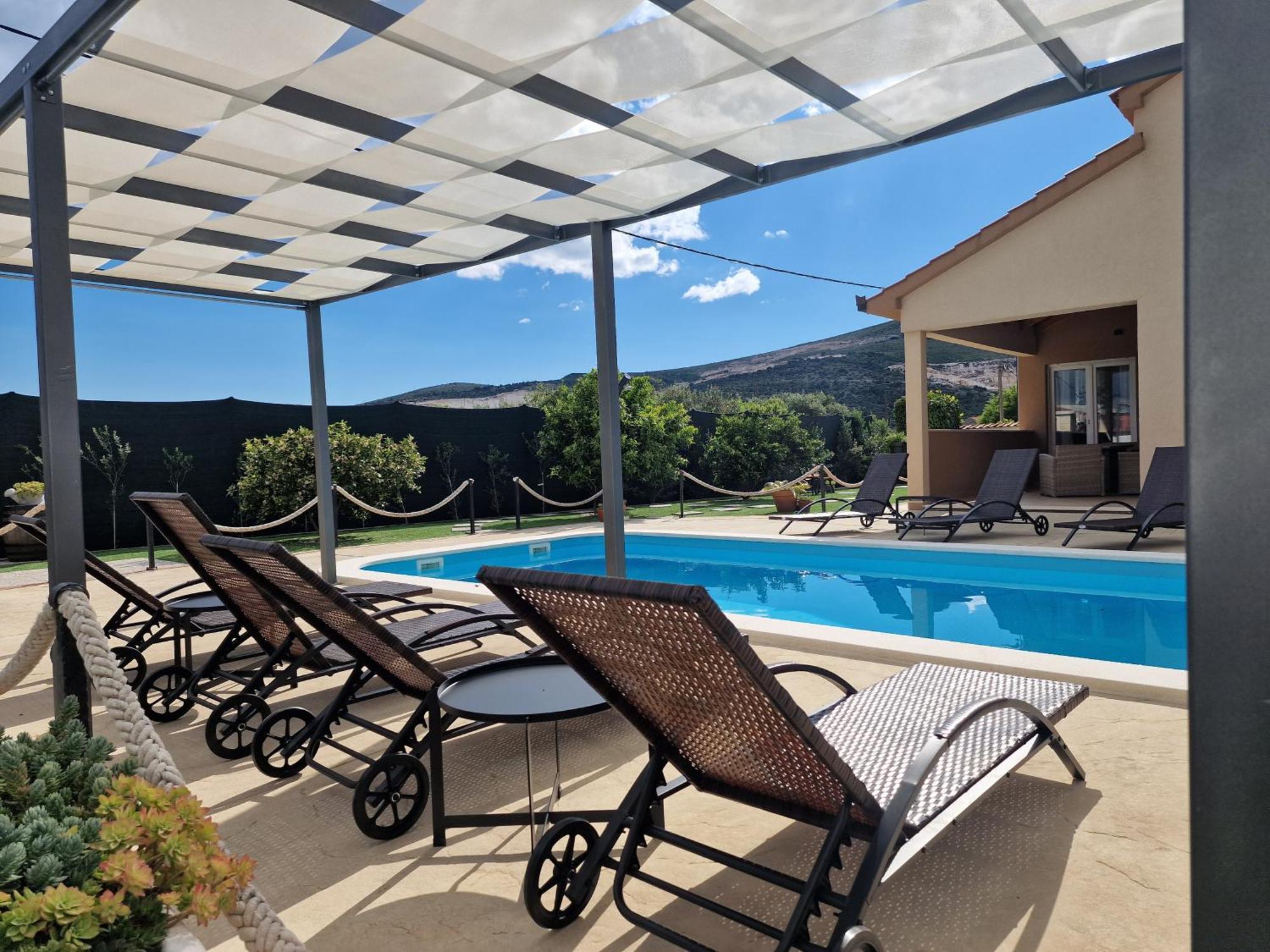 Holiday Home Near Trogir Kastel Stafilic Ngoại thất bức ảnh