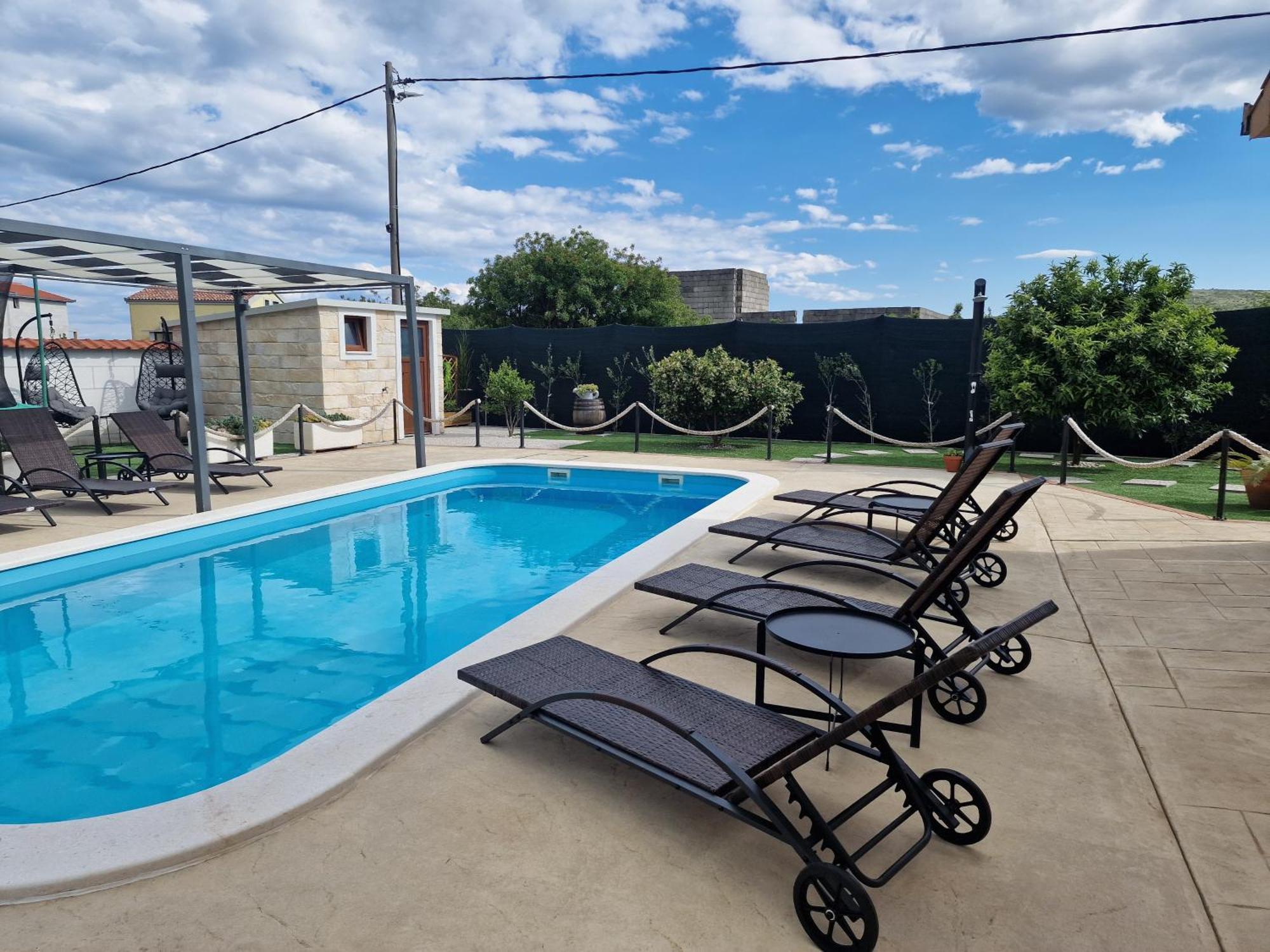 Holiday Home Near Trogir Kastel Stafilic Ngoại thất bức ảnh